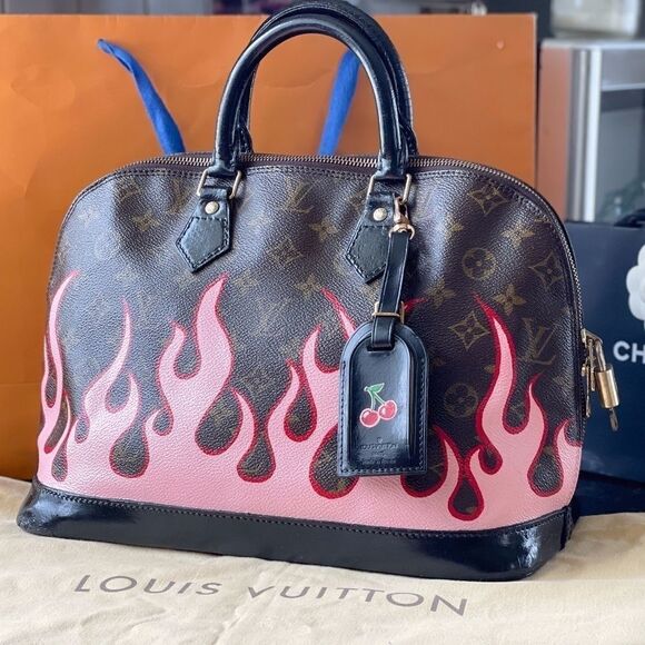 Louis Vuitton Alma Purse Customized Authentic - Picture 7 of 14